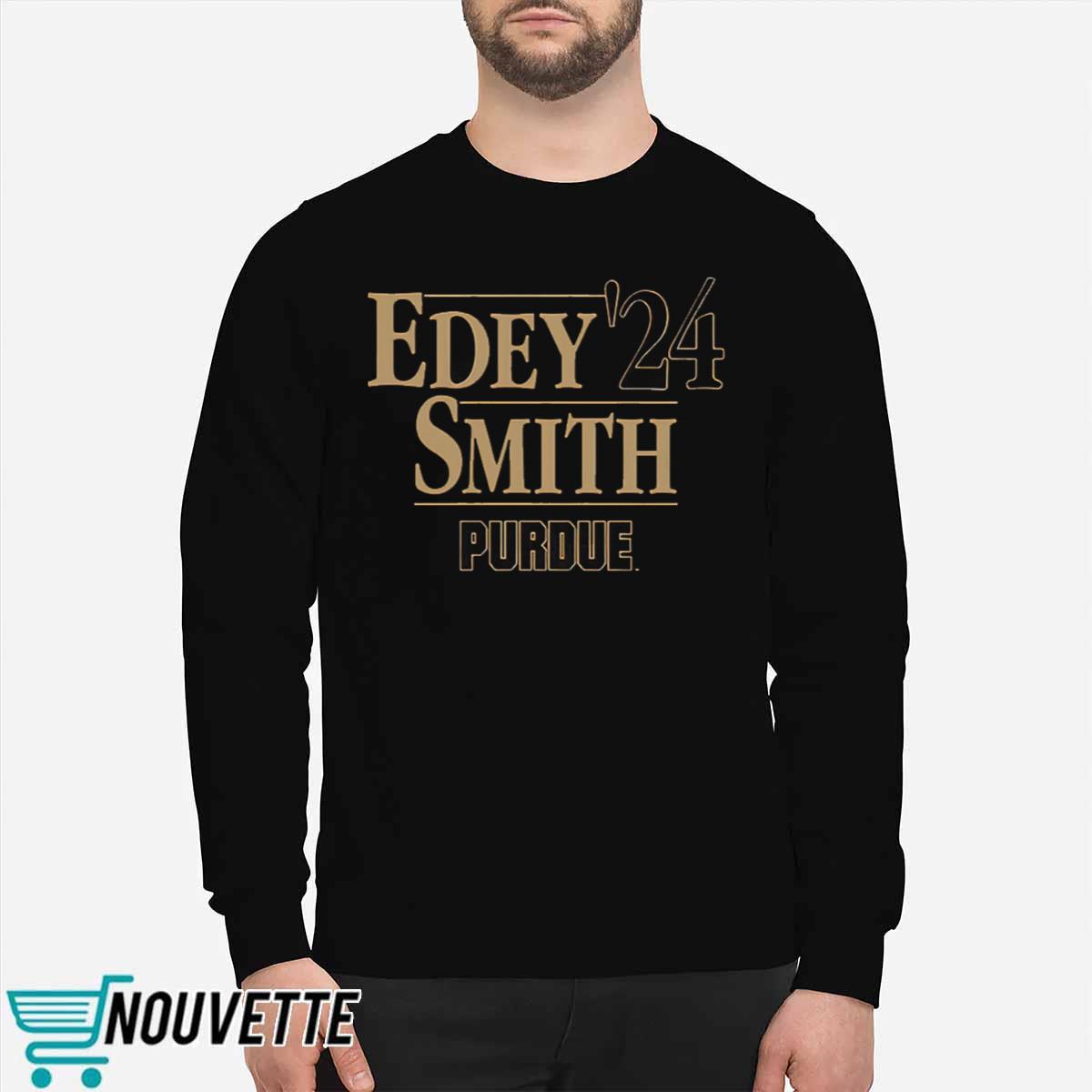 Edey Smith 2024 Purdue Basketball Shirt Edey Smith 2024 Purdue Basketball Shirt