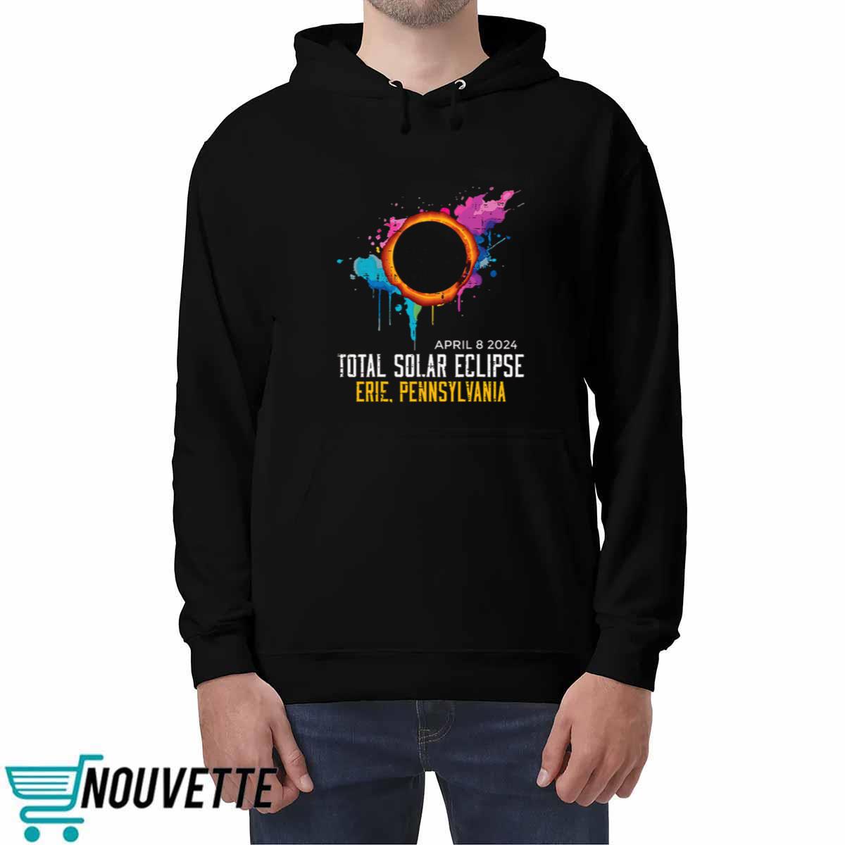 Erie Solar Eclipse 2024 Totality April 8 Shirt Erie Solar Eclipse 2024 Totality April 8 Shirt