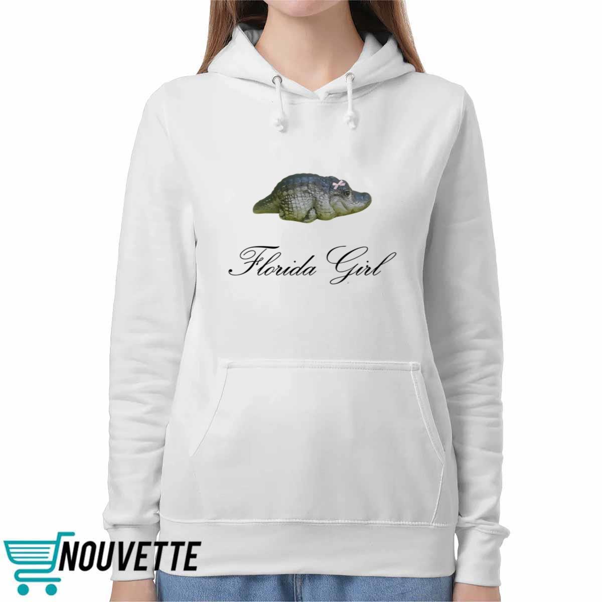 Florida Girl Baby Gator Coquette Shirt Florida Girl Baby Gator Coquette Shirt