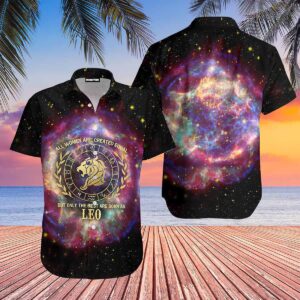 Galaxy Leo Hawaiian Shirt Galaxy Leo Hawaiian Shirt