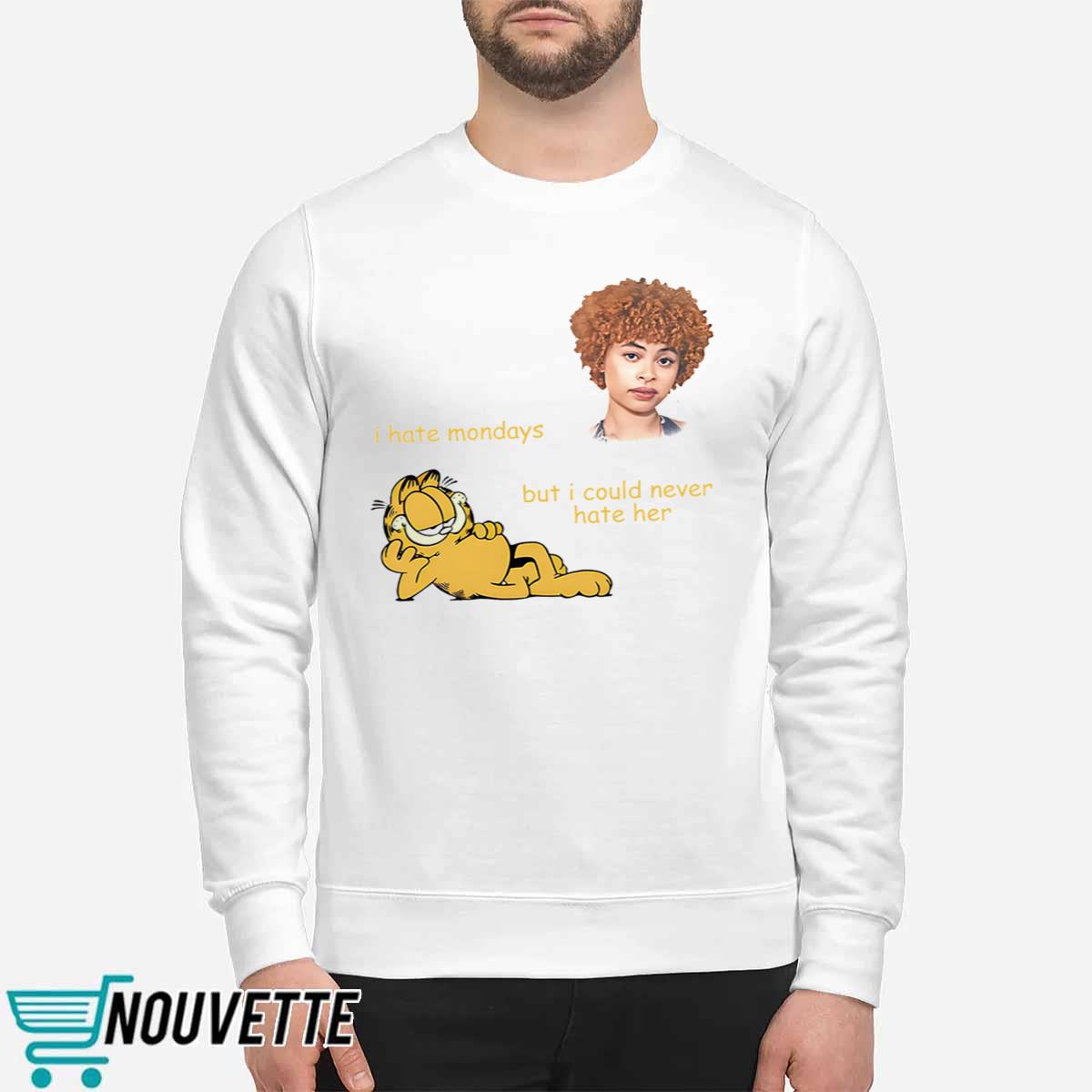 Garfield I Hate Mondays But I Could Never Hate Her Ice Spice Shirt Garfield I Hate Mondays But I Could Never Hate Her Ice Spice Shirt
