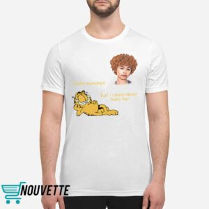 Garfield I Hate Mondays But I Could Never Hate Her Ice Spice Shirt 1 Garfield I Hate Mondays But I Could Never Hate Her Ice Spice Shirt 6 12