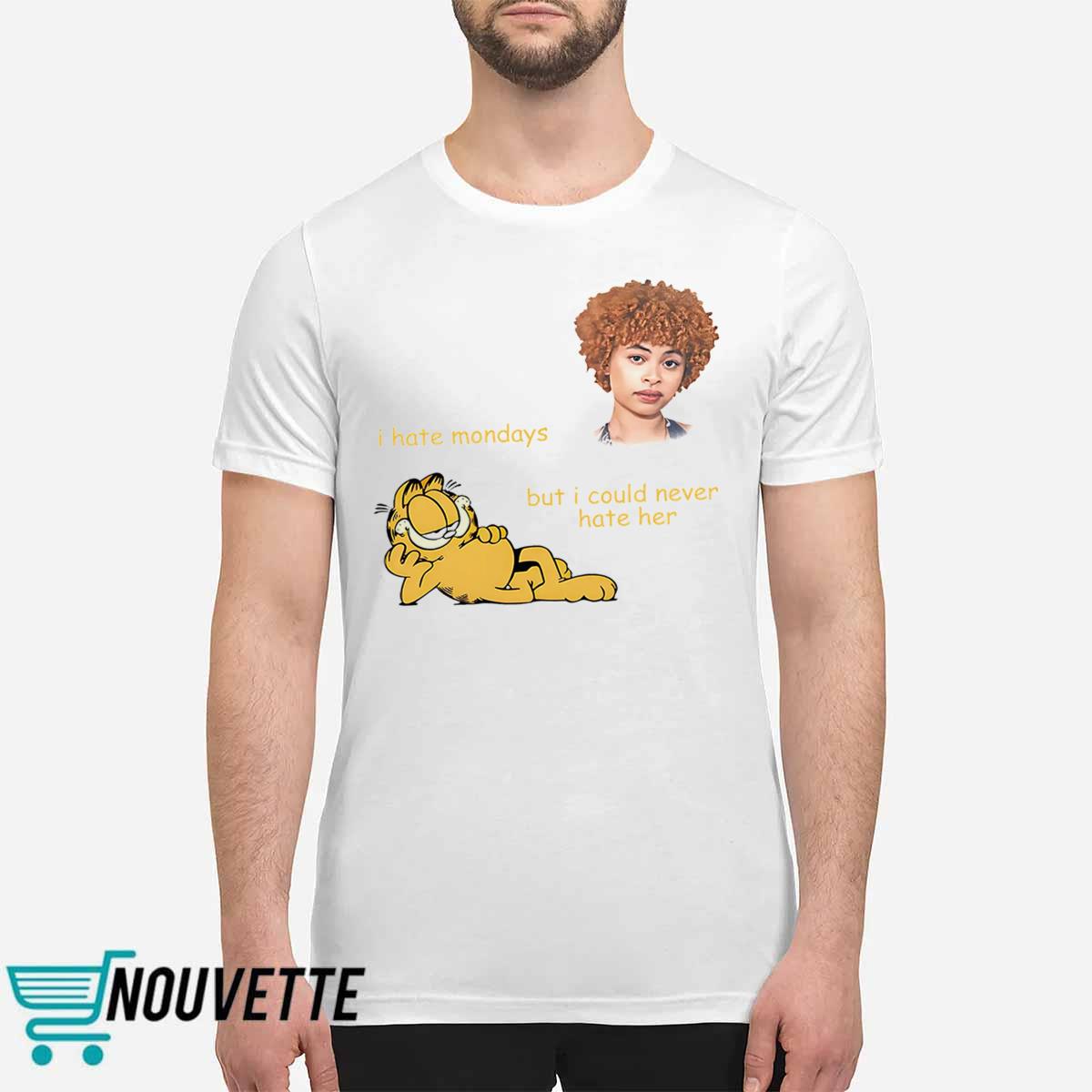 Garfield I Hate Mondays But I Could Never Hate Her Ice Spice Shirt Garfield I Hate Mondays But I Could Never Hate Her Ice Spice Shirt