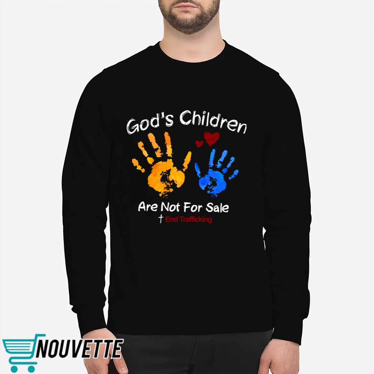 God’S Children Are Not For Sale Print Shirt God’S Children Are Not For Sale Print Shirt