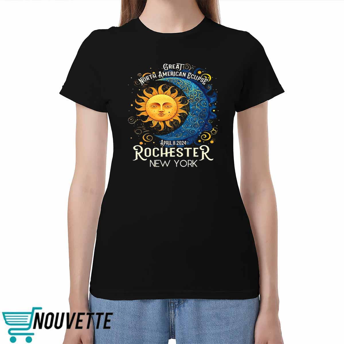 Great North American Eclipse Rochester New York 2024 Total Solar Eclipse April 8 Souvenir Shirt 3 6 Great North American Eclipse Rochester New York 2024 Total Solar Eclipse April 8 Souvenir Shirt