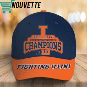 Illinois Big Ten Men’s Basketball Champions 2024 3D Cap Illinois Big Ten Men’s Basketball Champions 2024 3D Cap