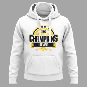 Iowa Hawkeyes 2024 Womens Basketball B1G Tournament Champions 3 Peat 22 23 24 Hoodie Iowa Hawkeyes 2024 Womens Basketball B1G Tournament Champions 3 Peat 22 23 24 Hoodie