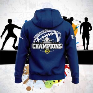January 8 2024 National Championship Michigan Football Houston Texas Hoodie 1 January 8 2024 National Championship Michigan Football Houston Texas Hoodie
