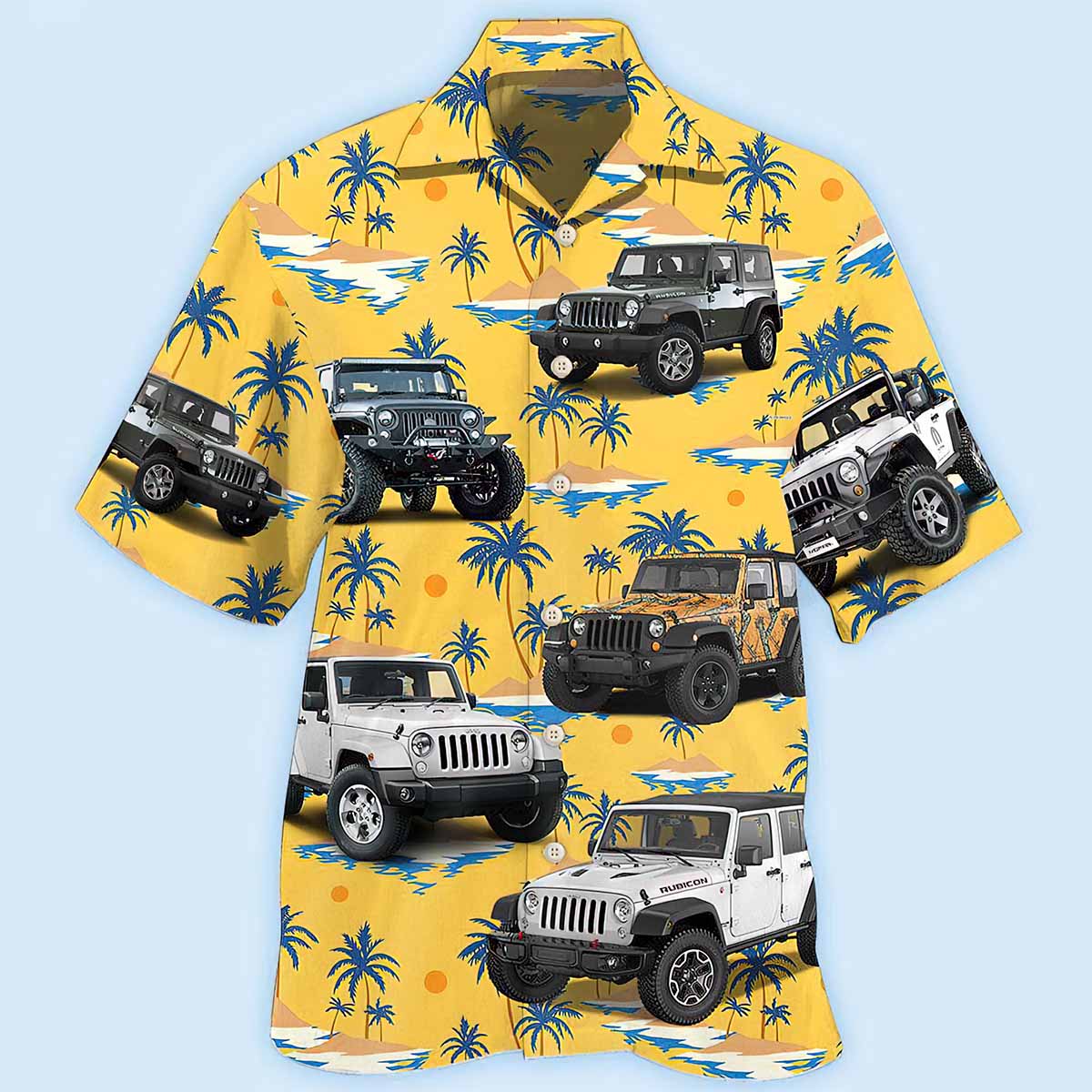 Jeep Stunning Tropical Style Hawaiian Shirt Jeep Stunning Tropical Style Hawaiian Shirt
