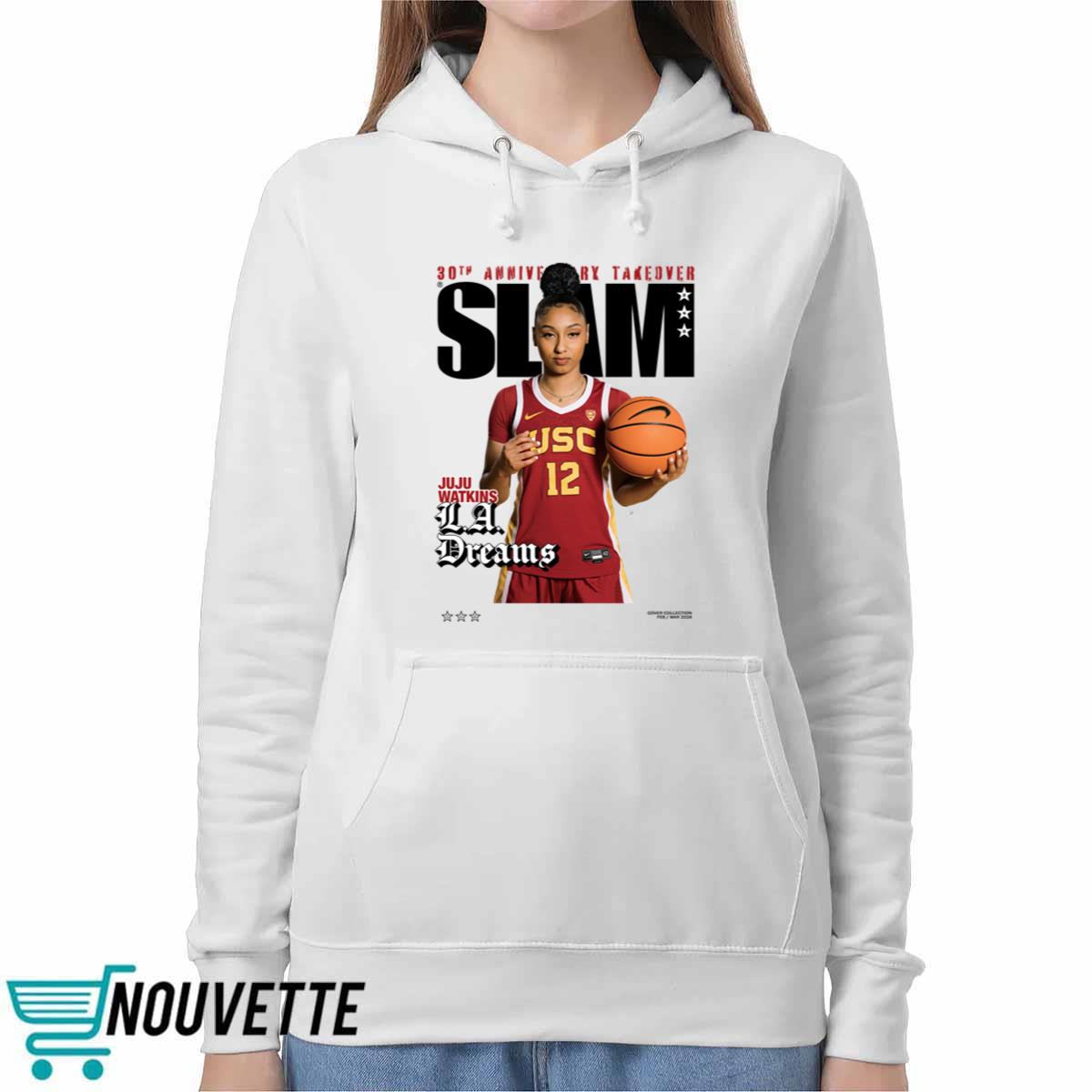 Juju Watkins 30th Anniversary Takeover Slam Shirt Juju Watkins 30th Anniversary Takeover Slam Shirt