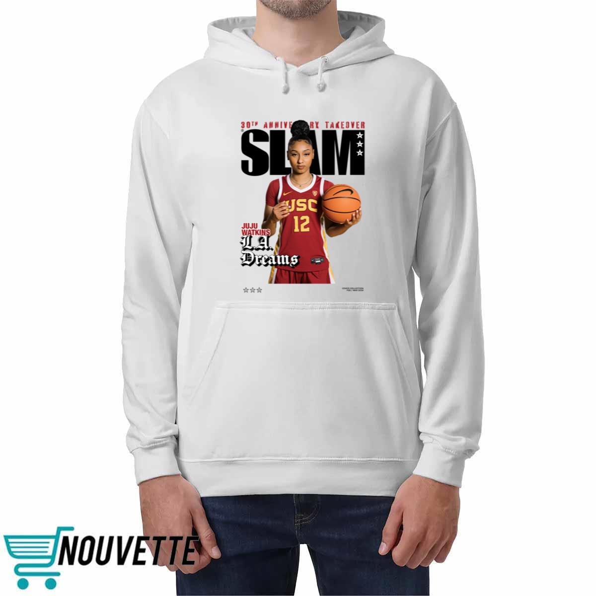 Juju Watkins 30th Anniversary Takeover Slam Shirt Juju Watkins 30th Anniversary Takeover Slam Shirt