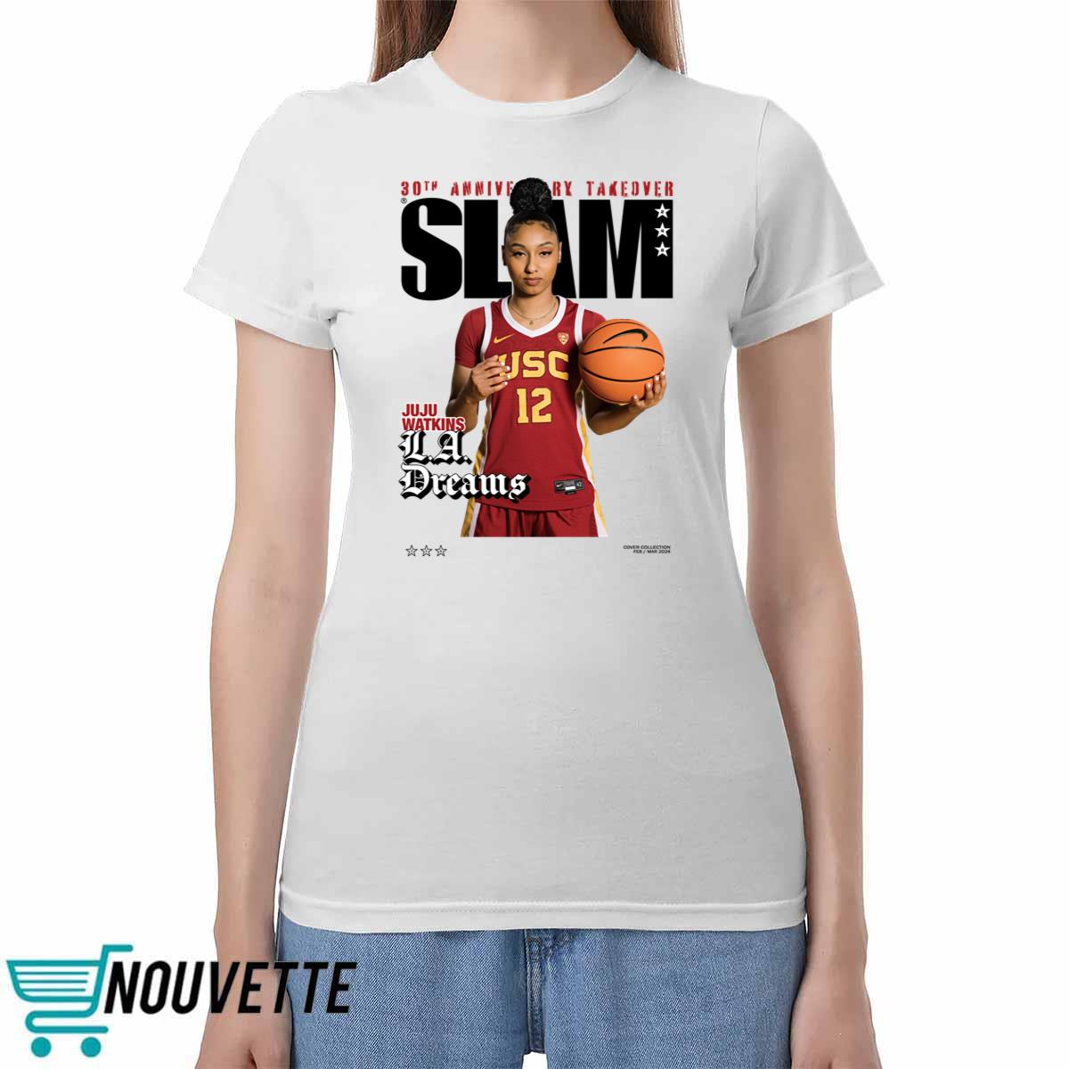 Juju Watkins 30th Anniversary Takeover Slam Shirt Juju Watkins 30th Anniversary Takeover Slam Shirt