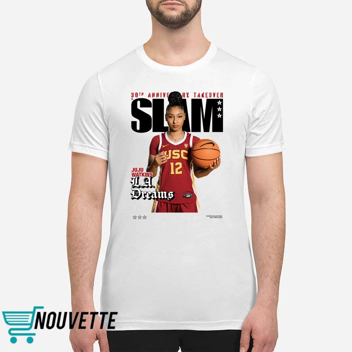 Juju Watkins 30th Anniversary Takeover Slam Shirt Juju Watkins 30th Anniversary Takeover Slam Shirt