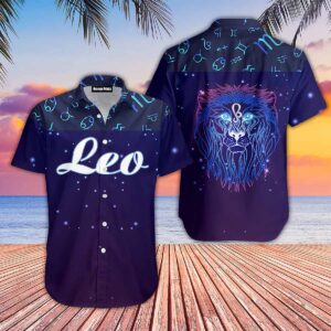 Leo Zodiac Hawaiian Shirt Leo Zodiac Hawaiian Shirt
