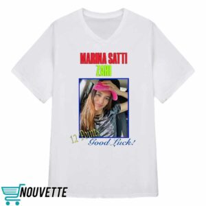 Marina Satti Zari 12 Points Good Luck Shirt