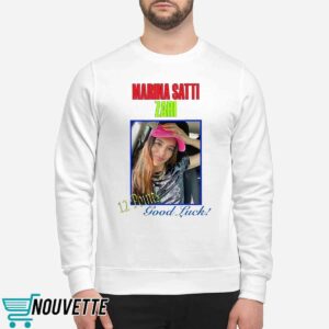 Marina Satti Zari 12 Points Good Luck Shirt