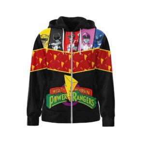Mighty Morphin Power Rangers Its Morphin Time Hoodie Mighty Morphin Power Rangers Its Morphin Time Hoodie