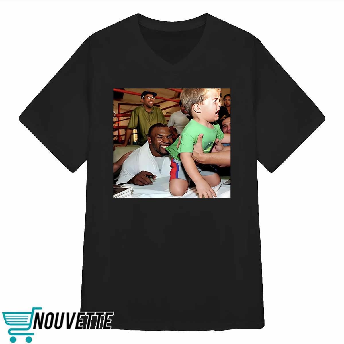 Mike Tyson Biting Kids Shirt Mike Tyson Biting Kids Shirt