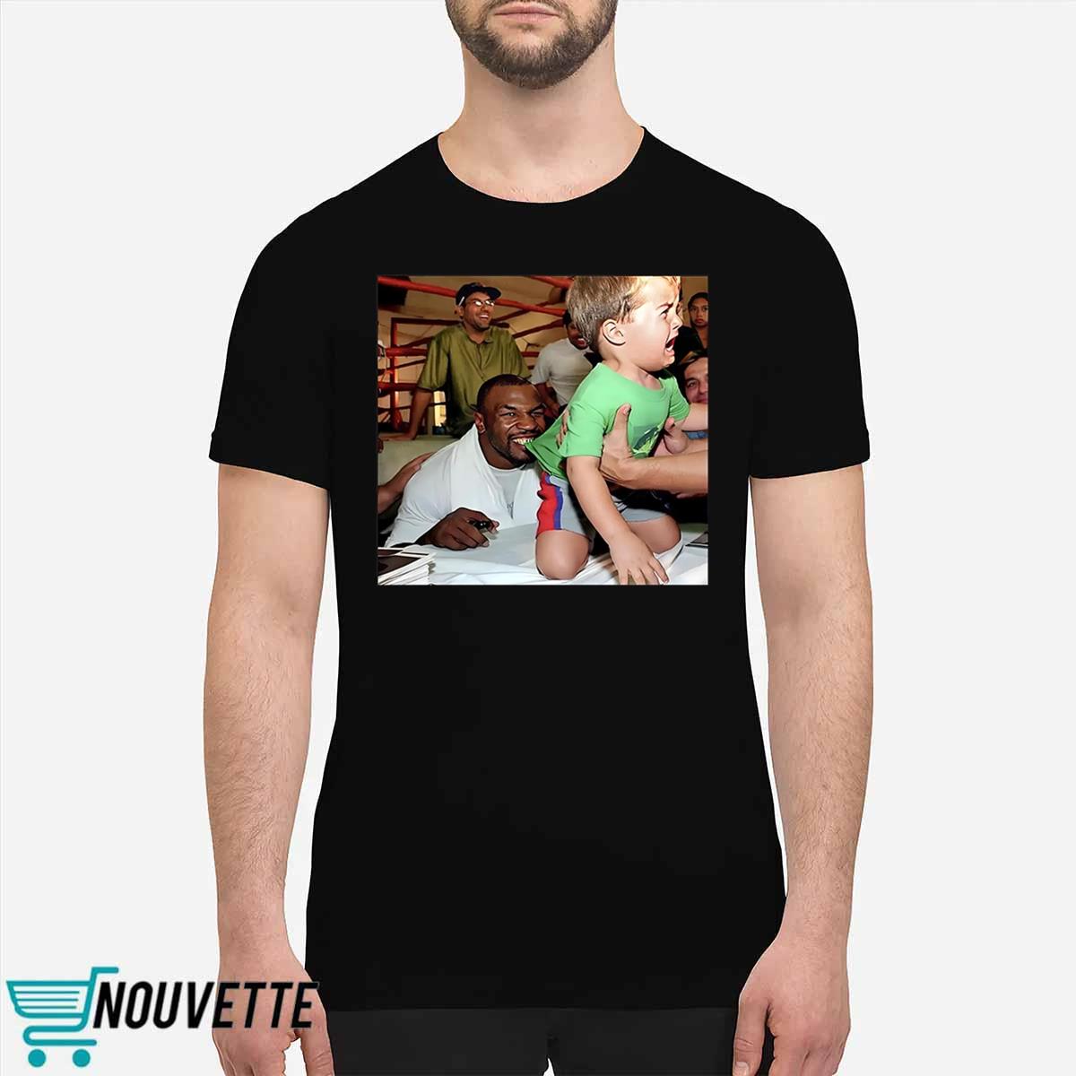 Mike Tyson Biting Kids Shirt Mike Tyson Biting Kids Shirt