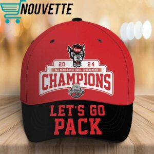 NC State 2024 ACC Men’s Basketball Tournament Champions Let’s Go Pack Cap NC State 2024 ACC Men’s Basketball Tournament Champions Let’s Go Pack Cap
