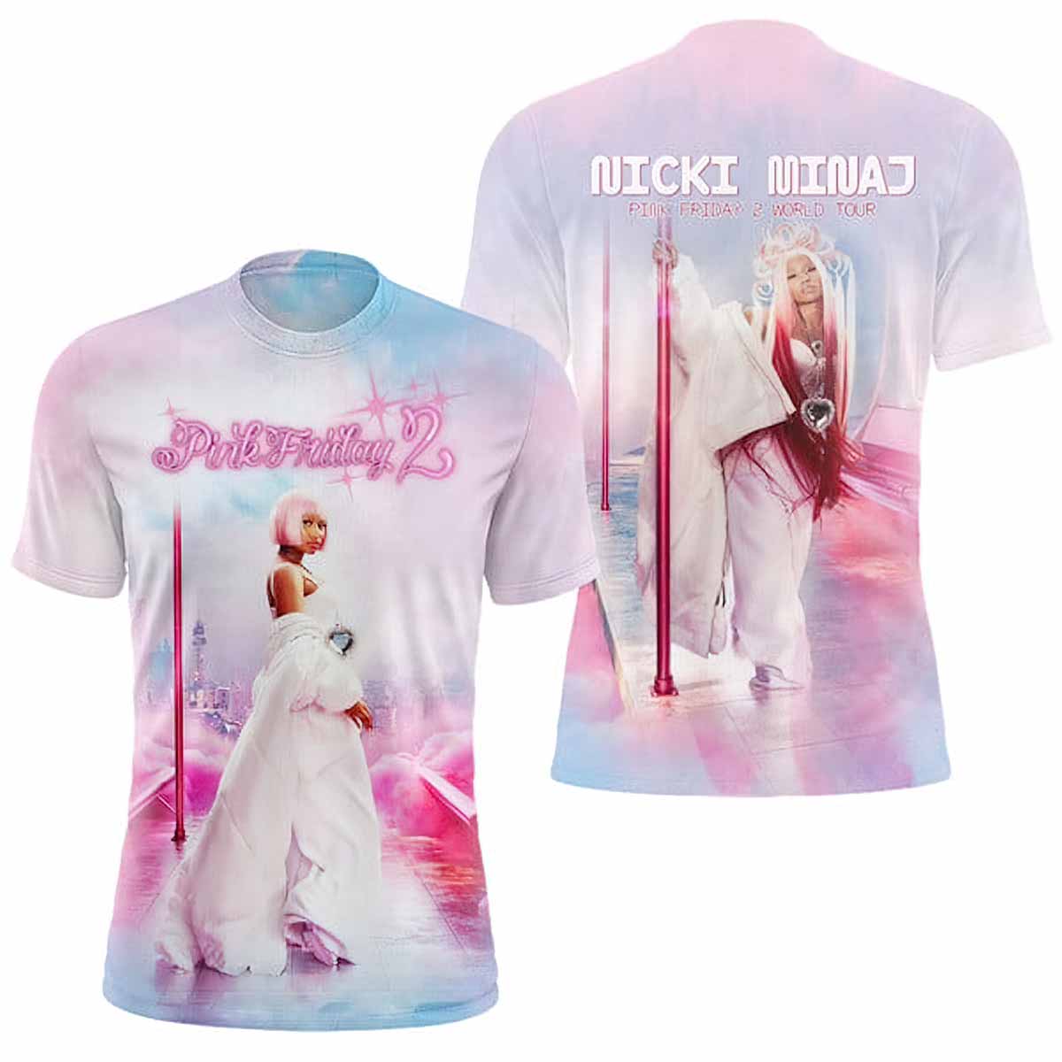 Nicki Manaj Pink Friday 2 World Tour Hoodie Nicki Manaj Pink Friday 2 World Tour Hoodie
