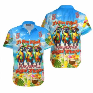 Parrot Tropical Red Aloha Hawaiian Shirt Parrot Tropical Red Aloha Hawaiian Shirt