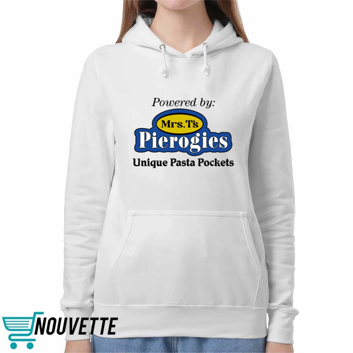 Powered By Mrs T’s Pierogies Unique Pasta Pockets Shirt Powered By Mrs T’s Pierogies Unique Pasta Pockets Shirt