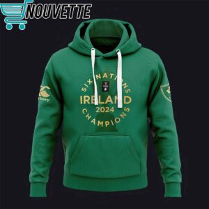 Rugby Six Nations 2024 Ireland Rugby Champions Back To Back Hoodie