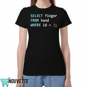 Select Finger From Hand Where Id 3 Shirt Select Finger From Hand Where Id 3 Shirt
