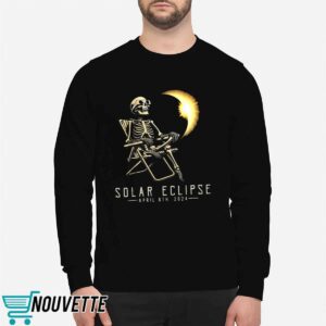 Solar Eclipse Skeleton April 8th 2024 Shirt 2 Solar Eclipse Skeleton April 8th 2024 Shirt