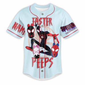 Spider Man Easter Peeps Custom Baseball Jersey Spider Man Easter Peeps Custom Baseball Jersey