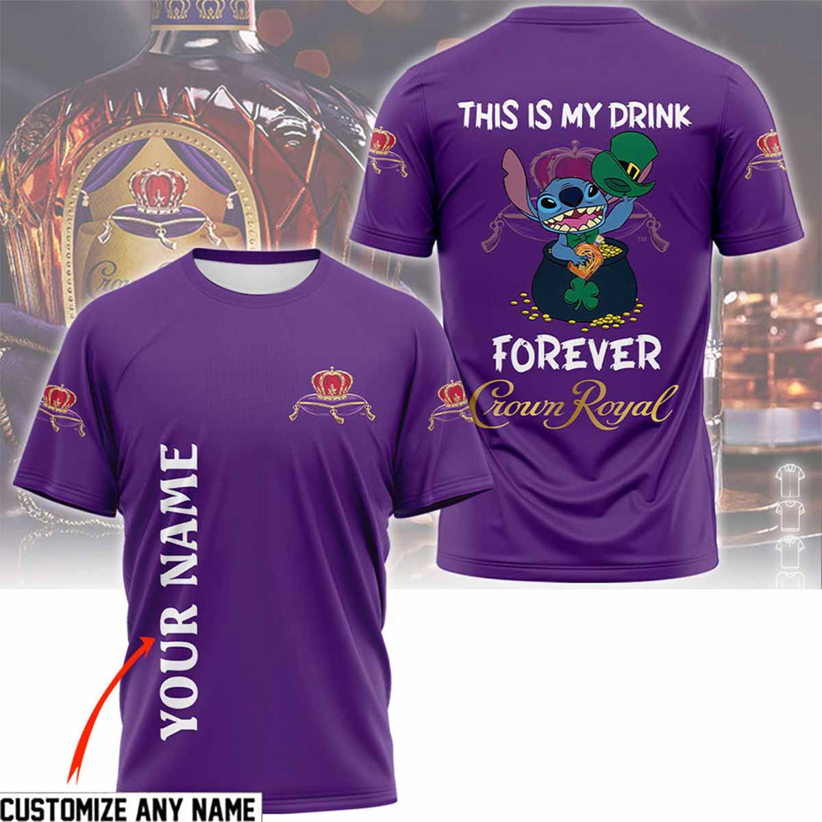 Stitch This Is My Drink Forever Crown Royal Hoodie Stitch This Is My Drink Forever Crown Royal Hoodie