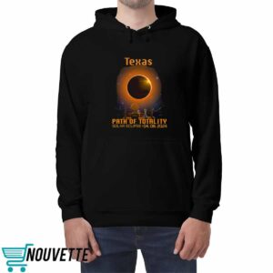 Texas Path Of Totality Solar Eclipse April 8st 2024 Shirt