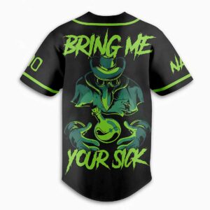 The Plague Doctor Bring Me Your Sick Custom Baseball Jersey 1 The Plague Doctor Bring Me Your Sick Custom Baseball Jersey