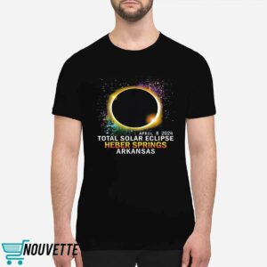 Total Solar Eclipse Heber Springs Arkansas April 8 2024 Shirt