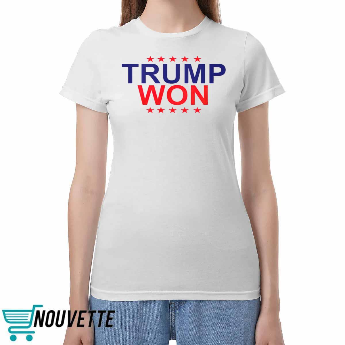 Travis Kelce Trump Won Shirt Travis Kelce Trump Won Shirt