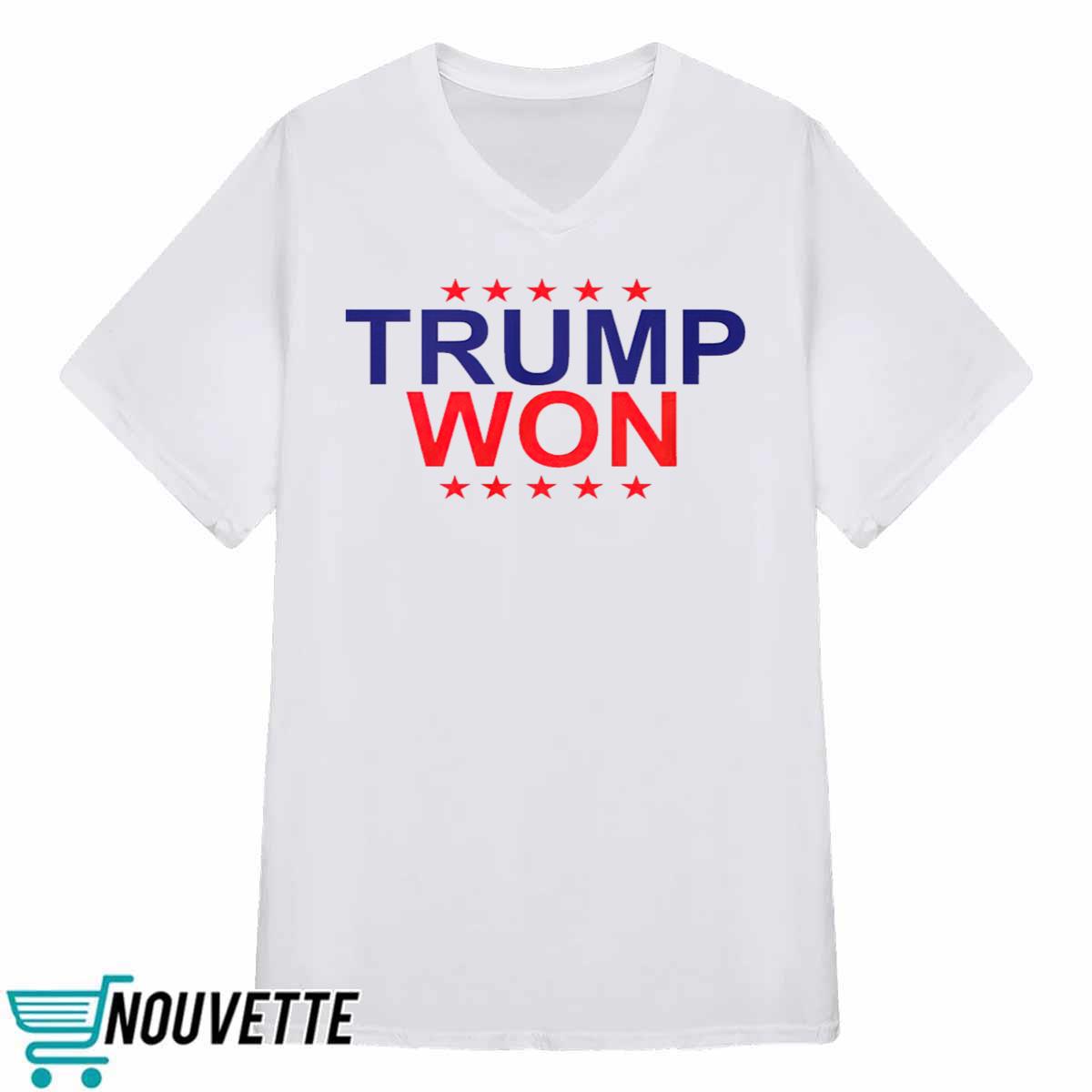 Travis Kelce Trump Won Shirt Travis Kelce Trump Won Shirt