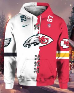 Kelce Brothers Chiefs x Eagles Hoodie
