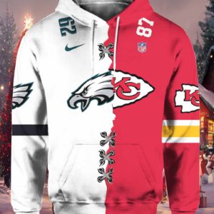 Kelce Brothers Chiefs x Eagles Hoodie