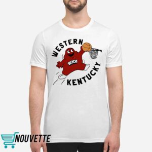 Western Kentucky WKU Dunking Big Red Shirt 1 Western Kentucky WKU Dunking Big Red Shirt