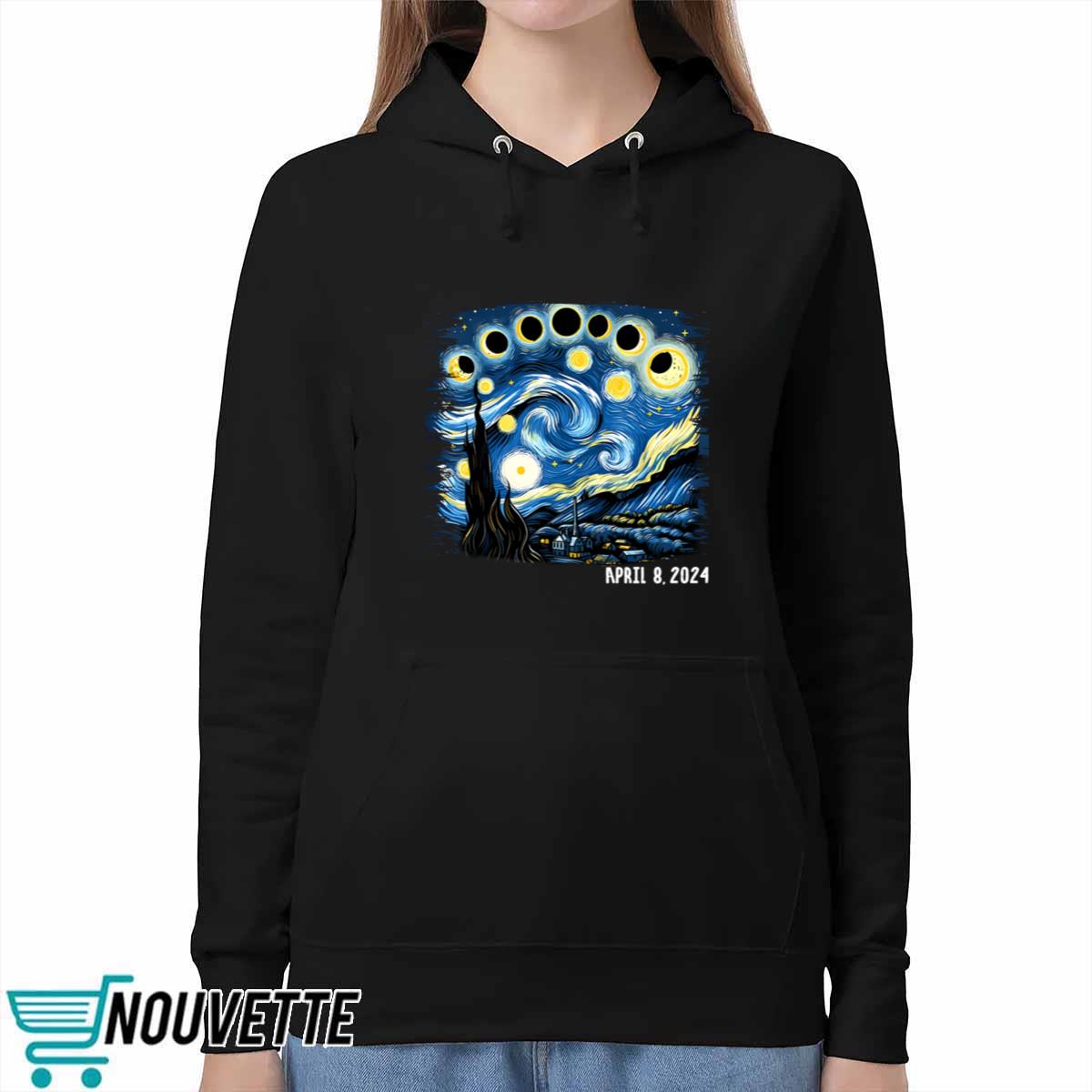 Women’S Van Gogh Total Solar Eclipse 2024 Shirt Women’S Van Gogh Total Solar Eclipse 2024 Shirt