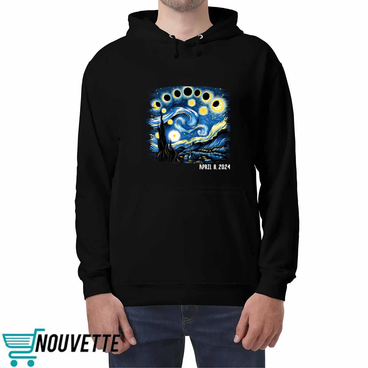 Women’S Van Gogh Total Solar Eclipse 2024 Shirt Women’S Van Gogh Total Solar Eclipse 2024 Shirt
