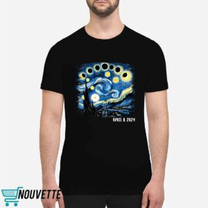 Women'S Van Gogh Total Solar Eclipse 2024 Shirt 1 Women'S Van Gogh Total Solar Eclipse 2024 Shirt