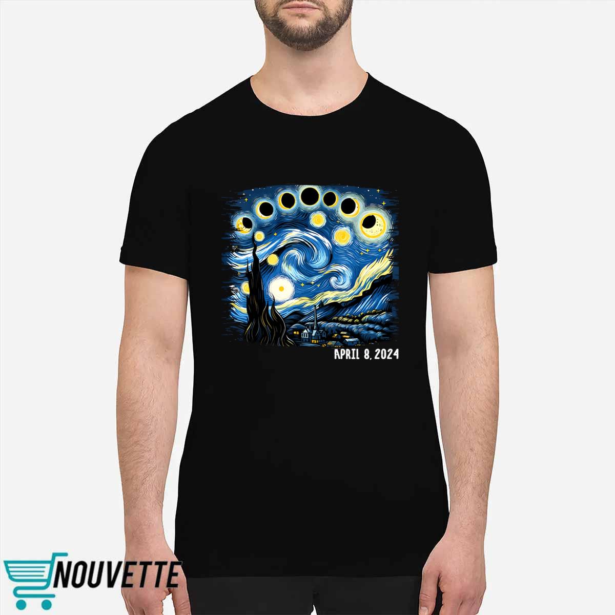 Women’S Van Gogh Total Solar Eclipse 2024 Shirt Women’S Van Gogh Total Solar Eclipse 2024 Shirt