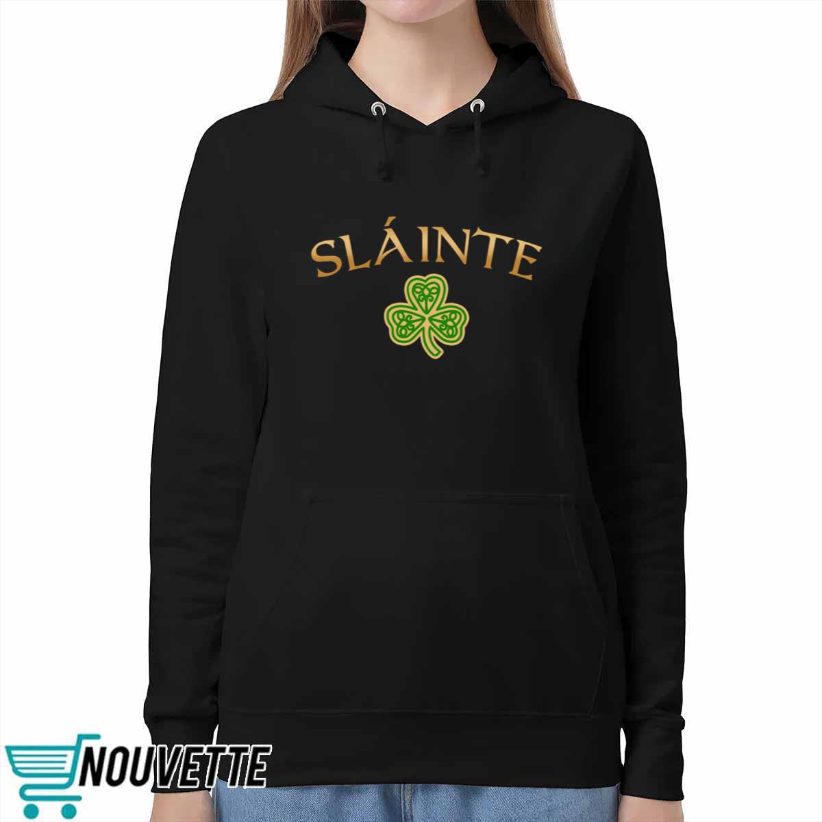 Women’s Slainte St. Patrick’s Day Print Shirt Women’s Slainte St. Patrick’s Day Print Shirt