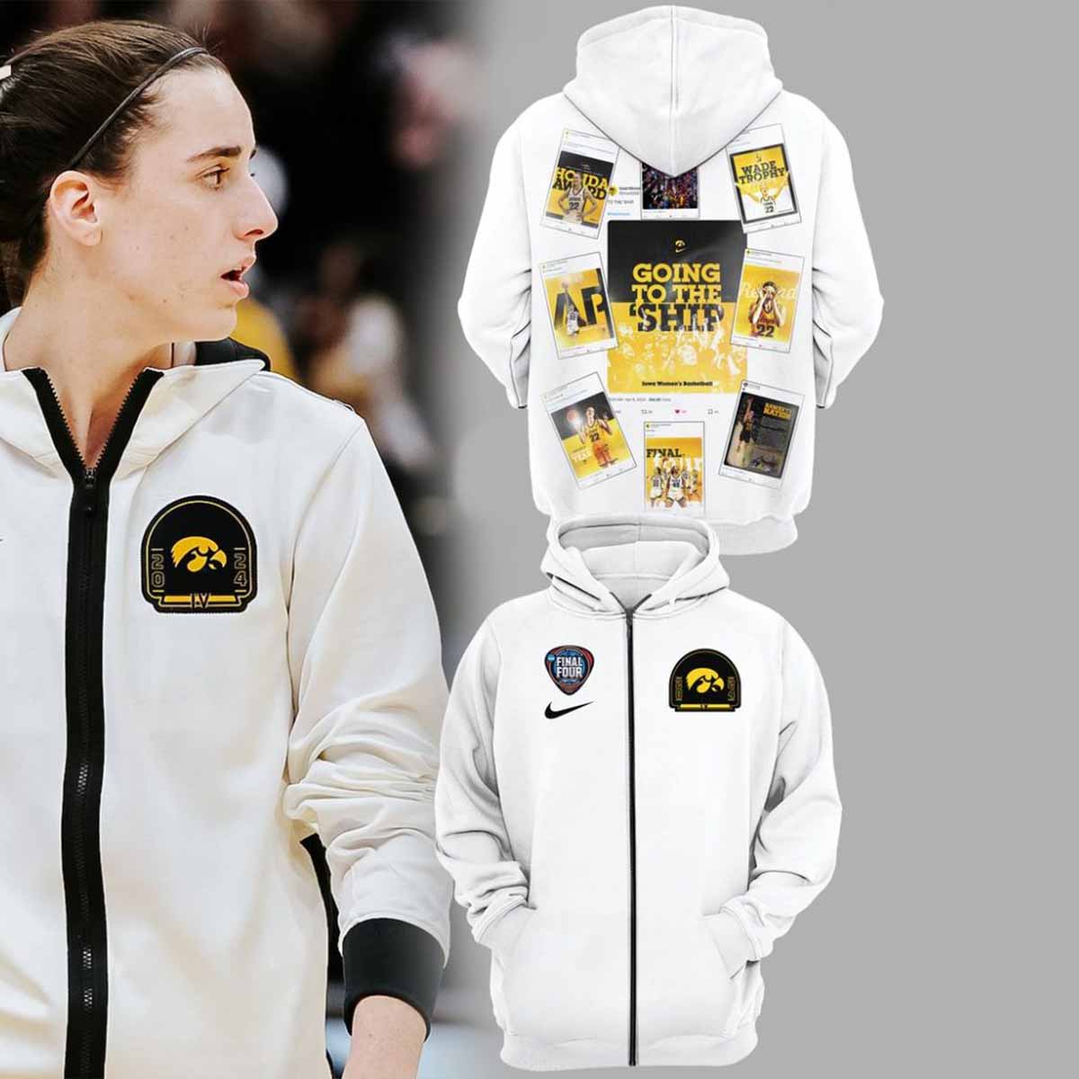 2024 Iowa Women’s Basketball Going To The Ship Hoodie 2024 Iowa Womens Basketball Going To The Ship Hoodie