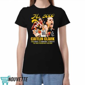 3000 Points 750 Rebounds 750 Assists Caitlin Clark Shirt 3000 Points 750 Rebounds 750 Assists Caitlin Clark Shirt
