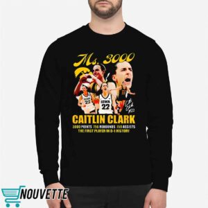 3000 Points 750 Rebounds 750 Assists Caitlin Clark Shirt 2 3000 Points 750 Rebounds 750 Assists Caitlin Clark Shirt