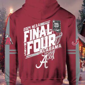 Alabama 2024 Final Four All Over Print Hoodie