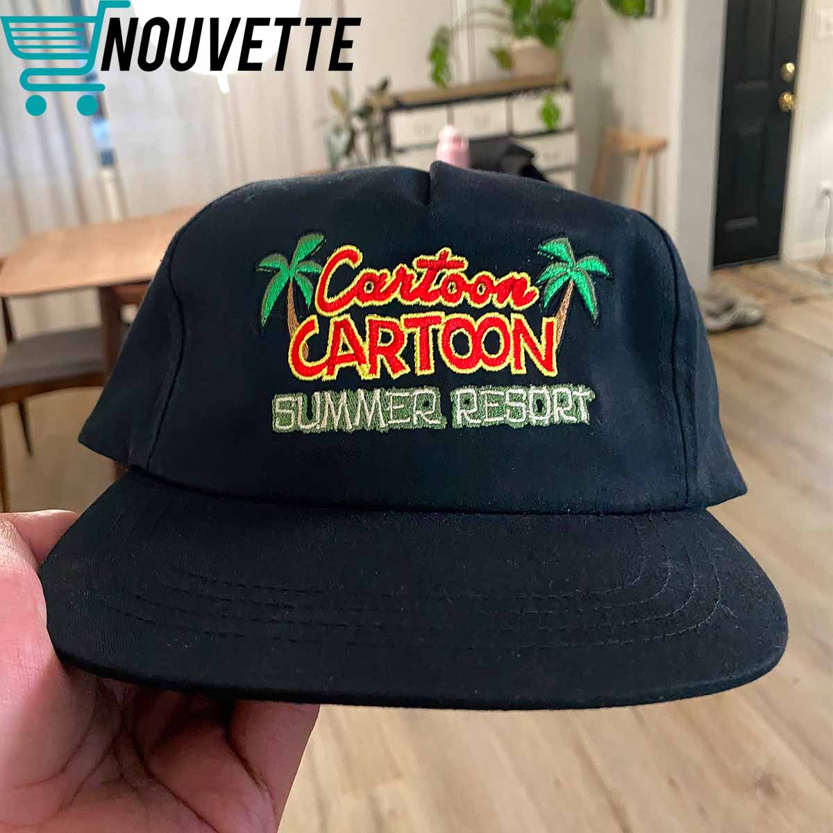 Cartoon Cartoon Summer Resort Hat Cartoon Cartoon Summer Resort Hat